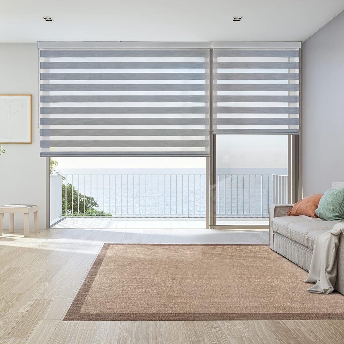 Test du store enrouleur storesdeco jour nuit premium argent 140x250 cm
