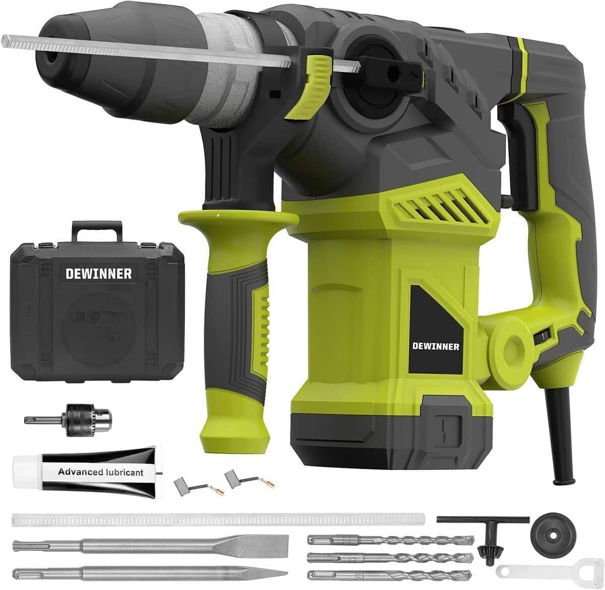 Test : marteau perforateur Dewinner SDS-Plus 1500 W, performance et sécurité
